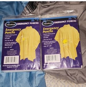 EMERGENCY PONCHO LOT OF 2